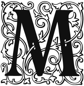 illuminated M